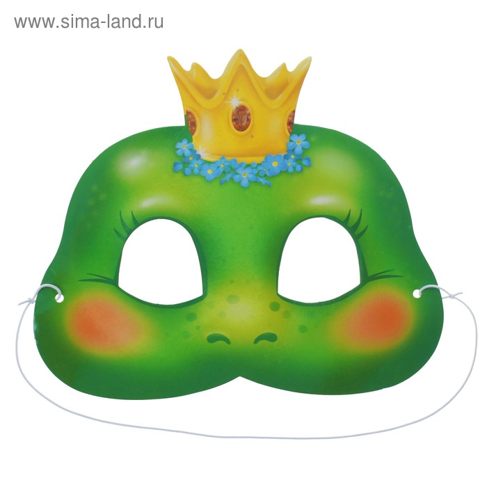 Маска карнавальная «Царевна-лягушка»