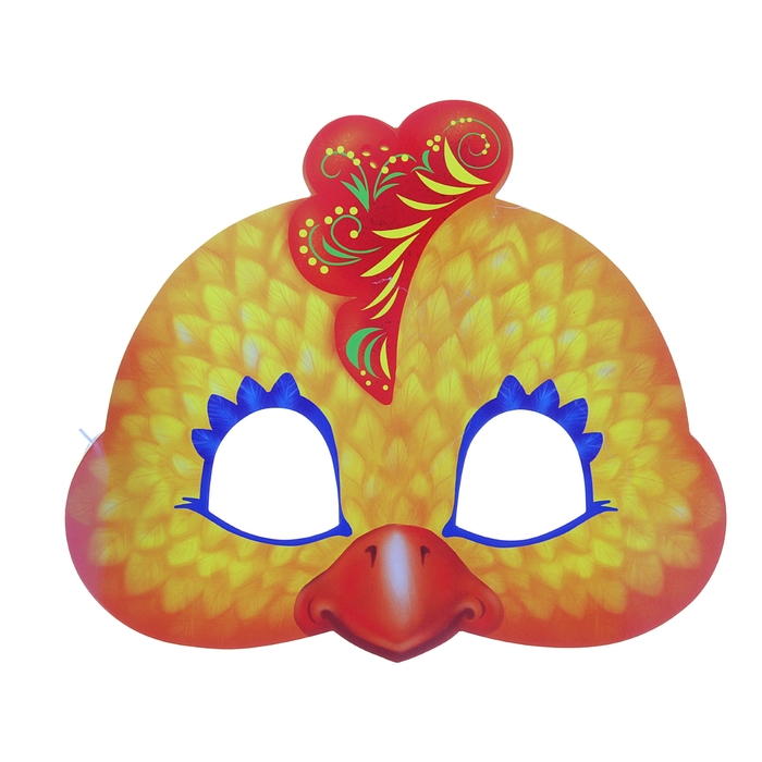Маска карнавальная "Петушок"