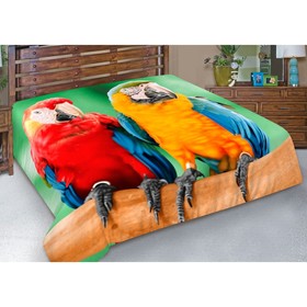 

Плед Rio parrots, размер 150х200 см, цвет мультиколор