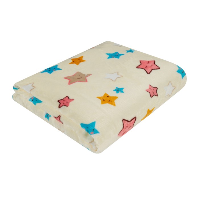 

Плед Smiling stars, размер 150х200 см, цвет бежевый