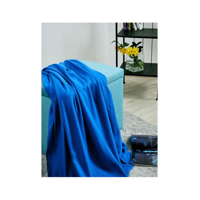 Плед Victoria blue, размер 130х150 см, цвет голубой
