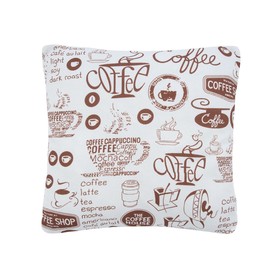 

Подушка декоративная Coffee, размер 40х40 см, цвет коричневый