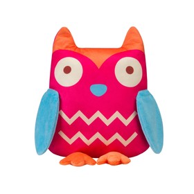 Подушка - игрушка Owl, размер 40х27 см, цвет розовый