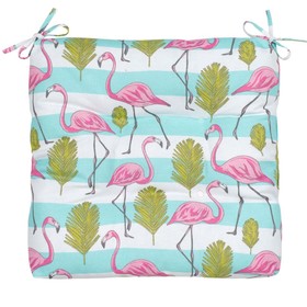 

Подушка на стул Flamingo, размер 40х40 см, цвет розовый
