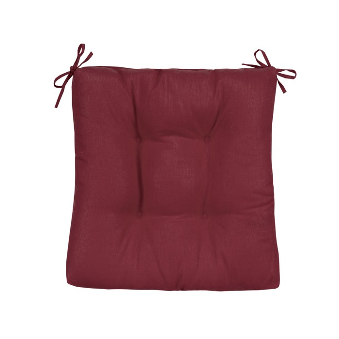 фото Подушка на стул maroon, размер 40х40 см, цвет красный guten morgen