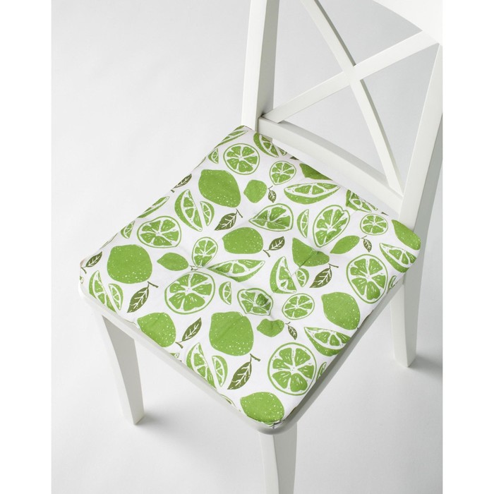 фото Подушка на стул mojito, размер 40х40 см, цвет зеленый guten morgen