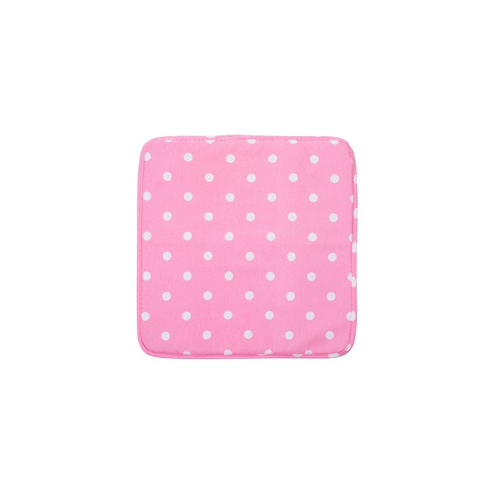 фото Подушка на стул pink polka dot, размер 40х40 см, цвет розовый guten morgen