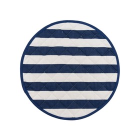 

Подушка на табурет Sea breeze, размер d=34 см, цвет синий