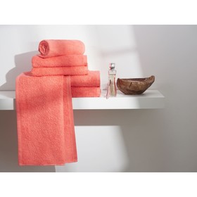 

Полотенце махровое Bloomy coral, размер 100х150 см, цвет розовый
