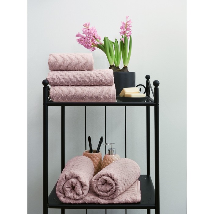 Полотенце махровое Lavender, размер 70х130 см, цвет розовый полотенце махровое 70х130 унисон resort розовый