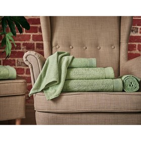 

Полотенце махровое Leaf green, размер 70х140 см, цвет зеленый