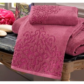

Полотенце махровое Paisley cherry, размер 34х76 см, цвет красный