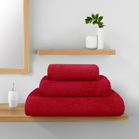 

Полотенце махровое Red, размер 50х90 см, цвет красный