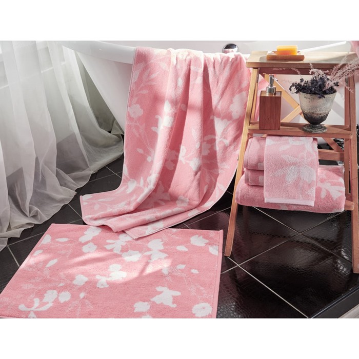 фото Полотенце махровое rozalia, размер 50х90 см, цвет розовый guten morgen
