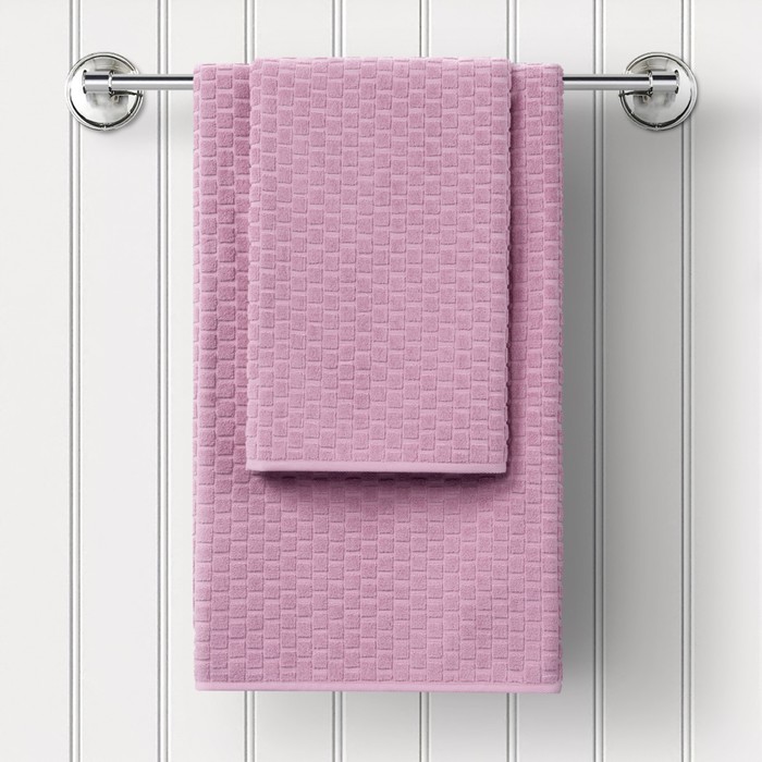 Полотенце махровое Sakura, размер 70х130 см, цвет розовый полотенце махровое 70х130 унисон resort розовый