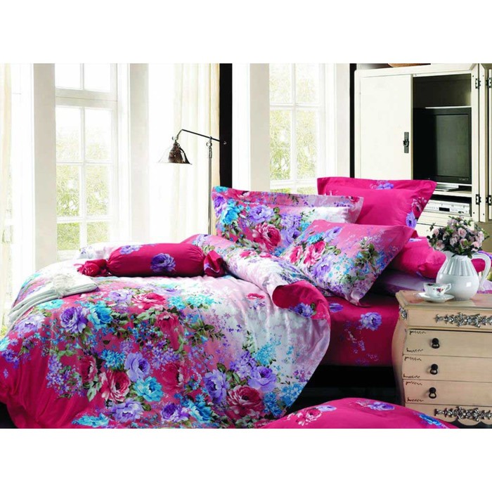 

Постельное бельё дуэт Azalea, размер 240х214 см, 143х215 см-2 шт, 50х70 см - 2 шт
