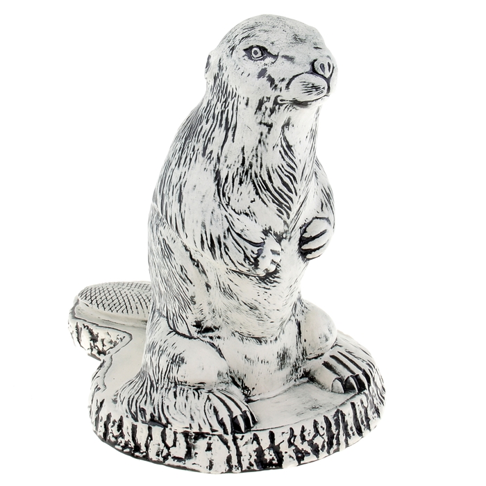 Садовая фигура "Бобр" ангоб