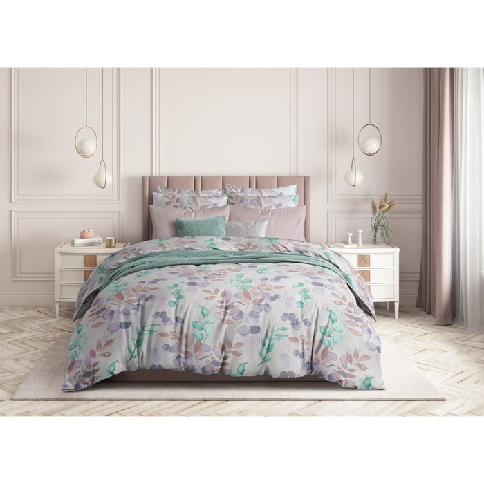 

Постельное бельё 2 сп Blueberry, размер 180х214 см, 175х215 см, 70х70 см - 2 шт