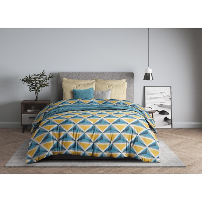 

Постельное бельё 2 сп Bright ornament, размер 180х214 см, 175х215 см, 70х70 см - 2 шт