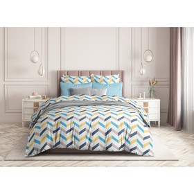 

Постельное бельё дуэт Colorful geometry, размер 240х214 см, 143х215 см-2 шт, 50х70 см - 2 шт