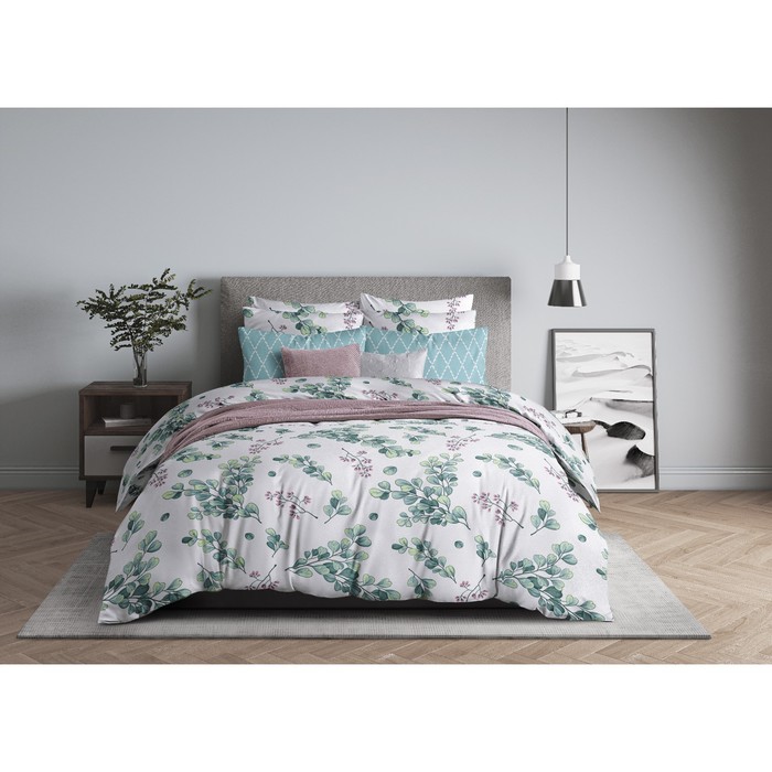 

Постельное бельё 2 сп Hoya kerri love, размер 180х214 см, 175х215 см, 50х70 см - 2 шт