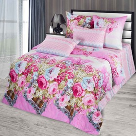 

КПБ Lovely june 1,5 сп, размер 150х214 см, 143х215 см, 50х70 см-2 шт