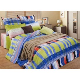 

КПБ Sea breeze евро, размер 240х214 см, 220х215 см, 50х70 см-2 шт