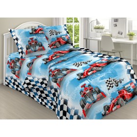 

КПБ для детей Formula-1 1,5 сп, размер 150х214 см, 143х215 см, 70х70 см