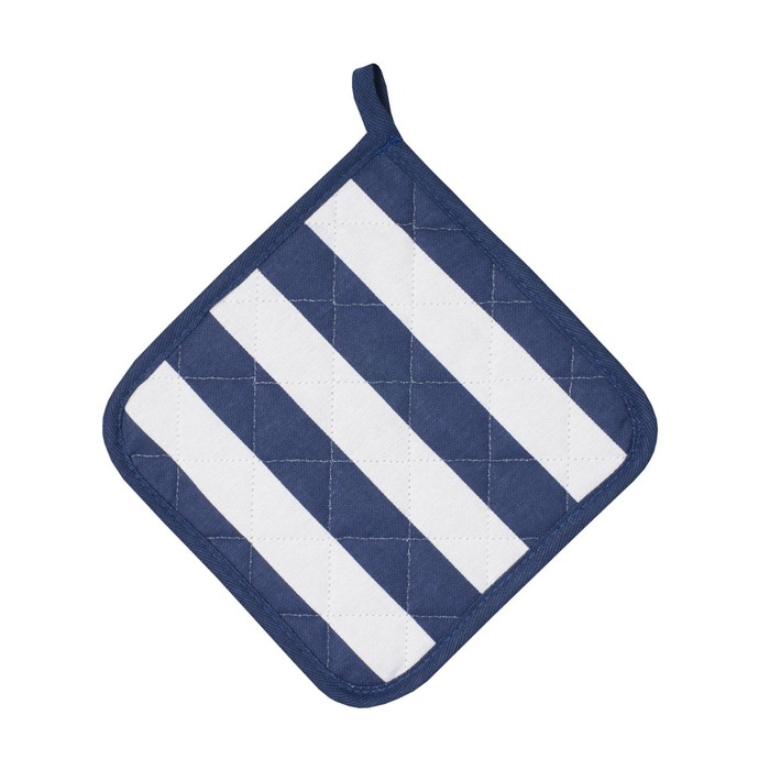 

Прихватка Blue stripe, размер 20х20 см, цвет синий