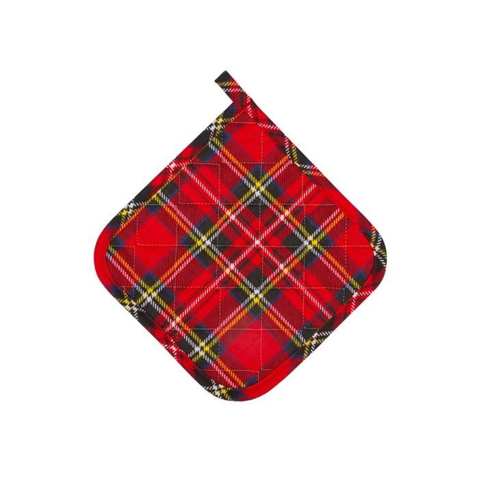 

Прихватка Scotland, размер 20х20 см, цвет красный