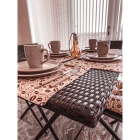 

Салфетка под приборы Coffee tree, размер 35х45 см, цвет коричневый
