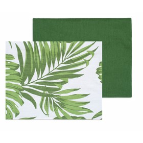 

Салфетка под приборы Leaves, размер 35х45 см, цвет зеленый