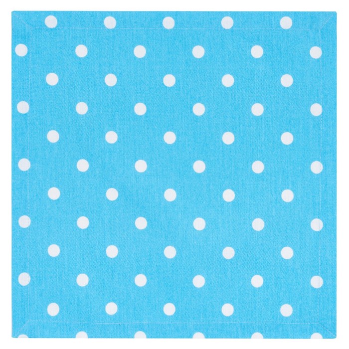 Салфетка сервировочная Blue polka dot, размер 40х40 см, цвет голубой салфетка сервировочная blue polka dot размер 40х40 см цвет голубой