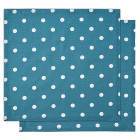 

Салфетка сервировочная Blue polka dot, размер 40х40 см, цвет синий