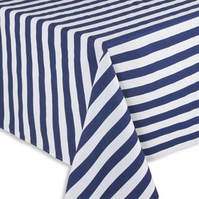 

Скатерть Blue stripe, размер 140х180 см, цвет синий