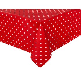 

Скатерть Red polka dot, размер 140х150 см.