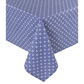 

Скатерть Snowflakes blue, размер 110х140 см, цвет синий
