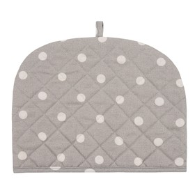 

Чехол на чайник Grey polka dot, размер 30х25 см, цвет серый