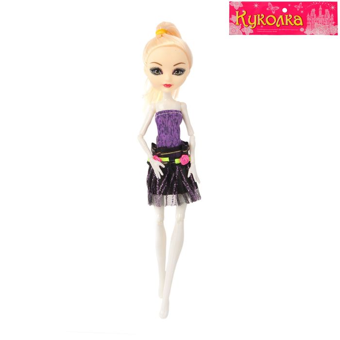 Кукла модная шарнирная "Лика", МИКС