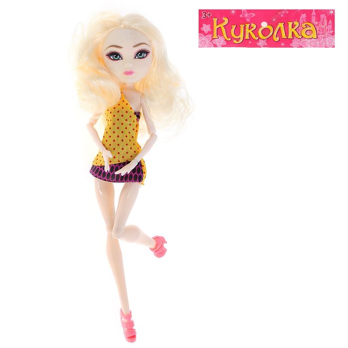 Кукла шарнирная "Мила", МИКС