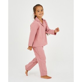 

Пижама детская (рубашка, брюки) KAFTAN "Звездочки", р. 122-128, розовый