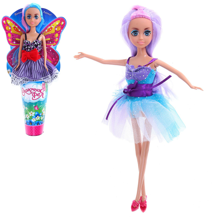 Кукла "Сказочная фея" в платье, МИКС
