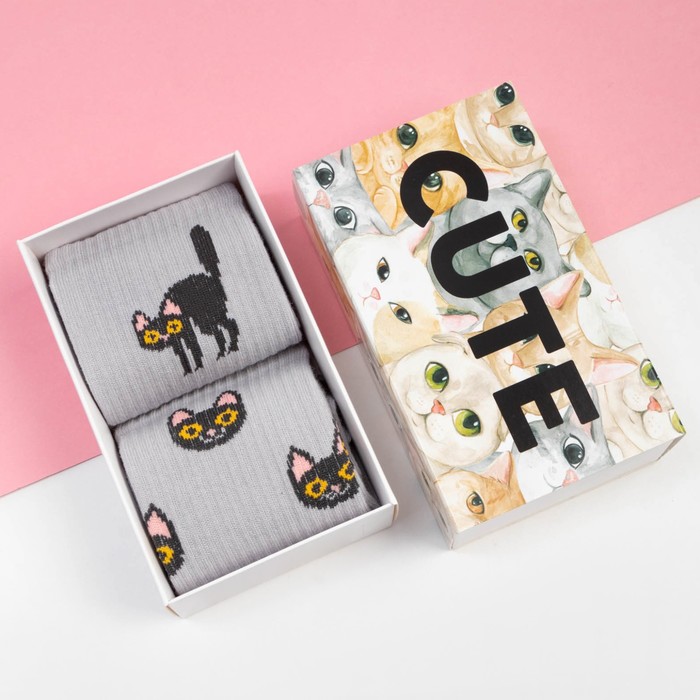 Набор женских носков KAFTAN Cute 2 пары, размер 36-39 фотографии