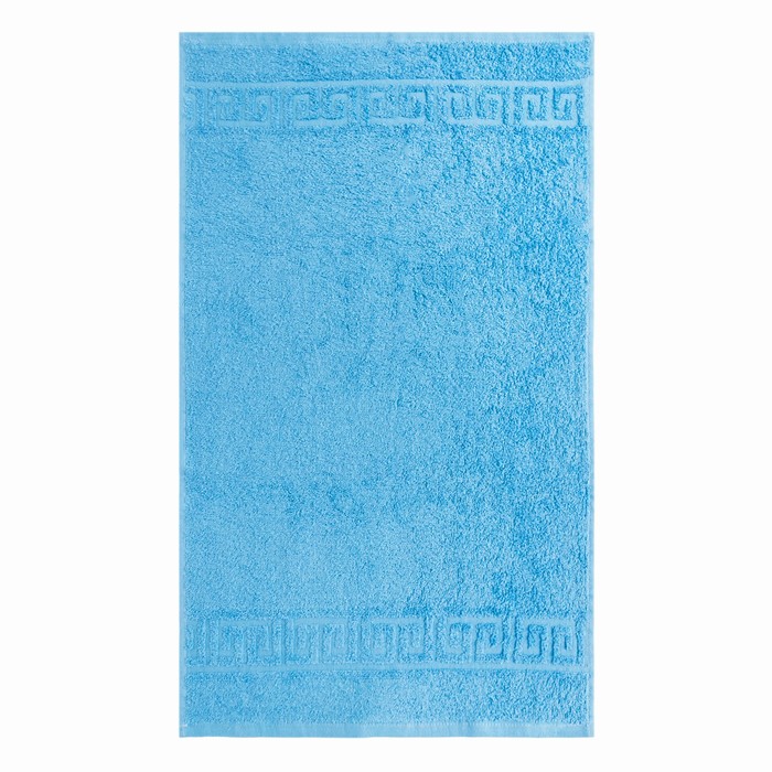 

Полотенце махровое с греческим бордюром 40х70 см, ALASKAN BLUE, хлопок 100%, 430г/м2