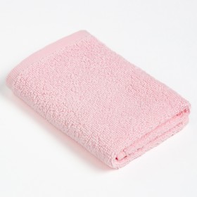 Полотенце махровое "Этель" 30*30 см, цв. розовый, 100% хлопок, 340 г/м2