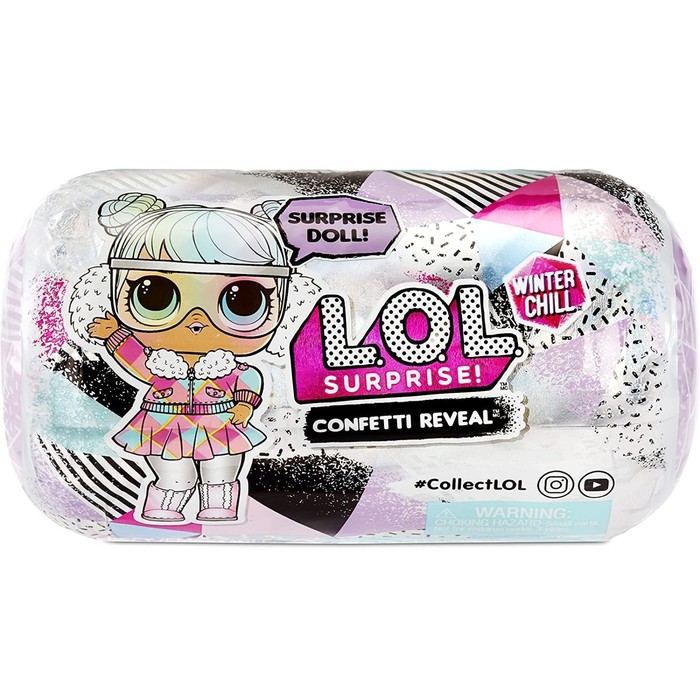 

Куколка LOL Winter Chill Confetti Doll, капсула конфетти, МИКС