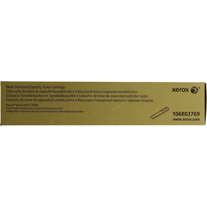 

Картридж лазерный Xerox 106R03769 (VersaLink C7000), для Xerox (5300 стр), чёрный