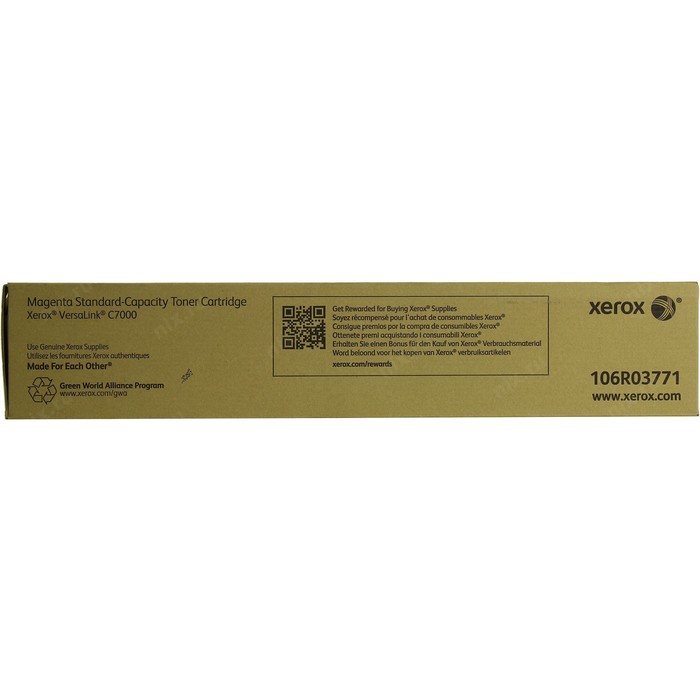 

Картридж лазерный Xerox 106R03771 (VersaLink C7000), для Xerox (3300 стр), пурпурный