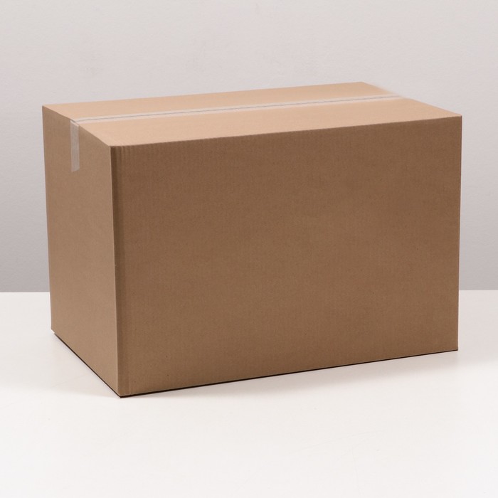 Коробка складная, бурая, 60 х 40 х 40 см
