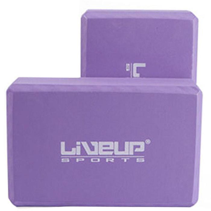 Блок для йоги EVA BRICK, цвет фиолетовый